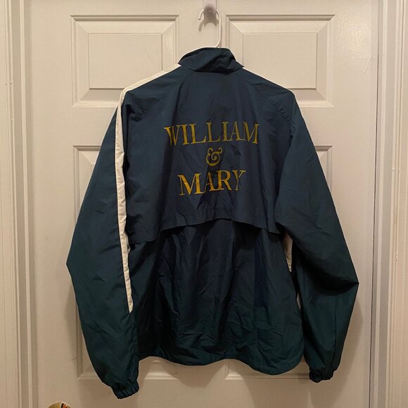 College of William & Mary Tribe Men's Track & Field Brooks Green Jacket Large - Picture 3 of 3